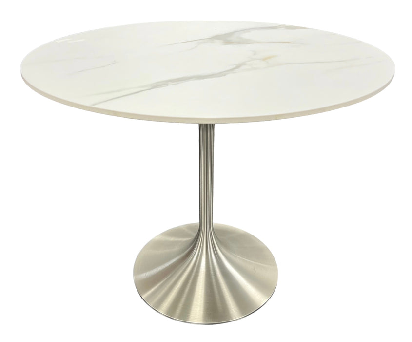 Bentley 0.9m Round Table (Chrome)