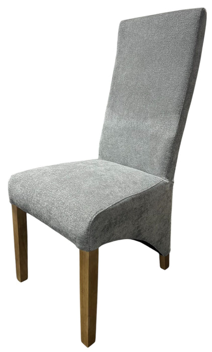 Berry Grey Fabric Chair