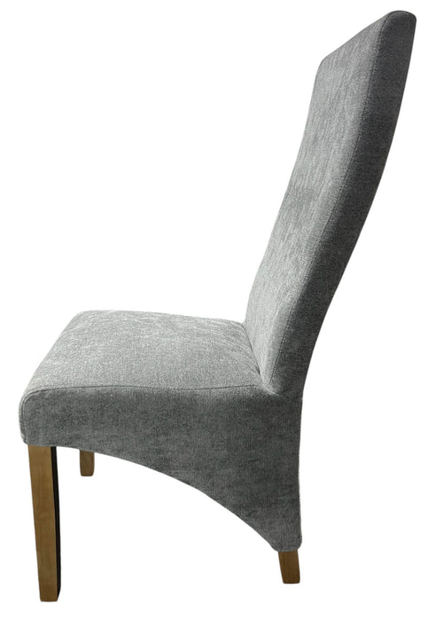Berry Grey Fabric Chair