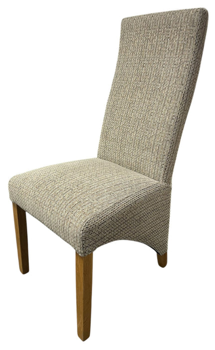 Berry Mixed Brown Fabric Chair