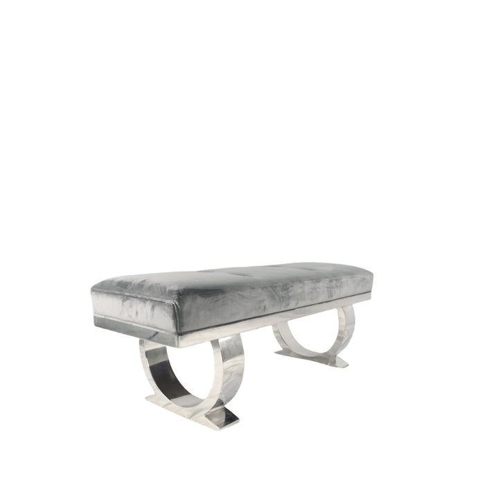 Chelsea Dark Grey Bench 130/180cm