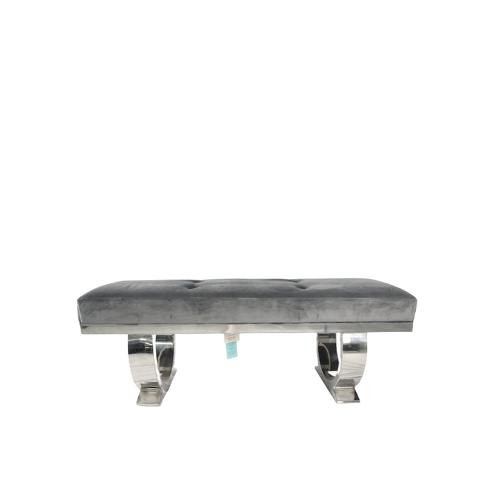 Chelsea Dark Grey Bench 130/180cm
