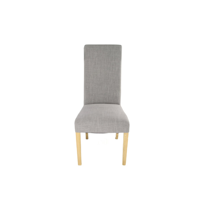 Berry Grey Fabric Chair