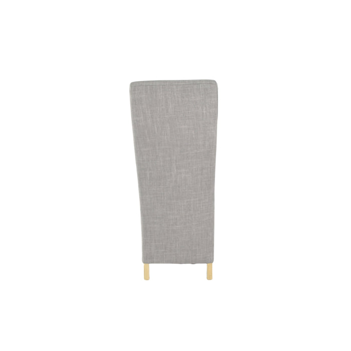 Berry Grey Fabric Chair