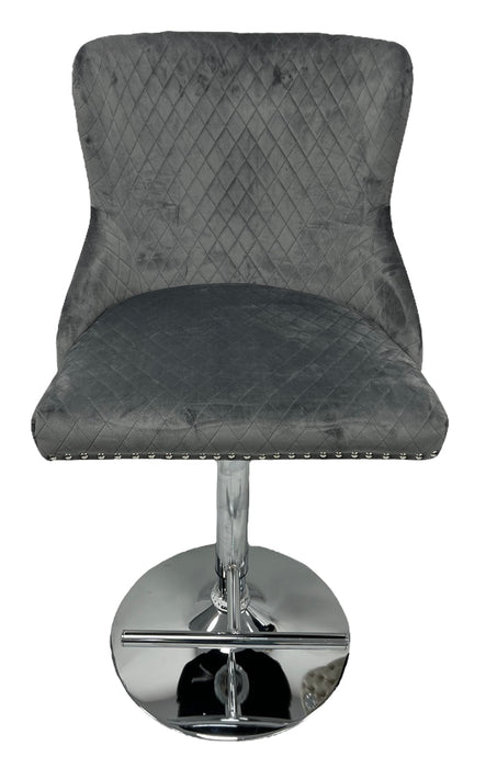 Lewis 01 Dark Grey Bar Stool