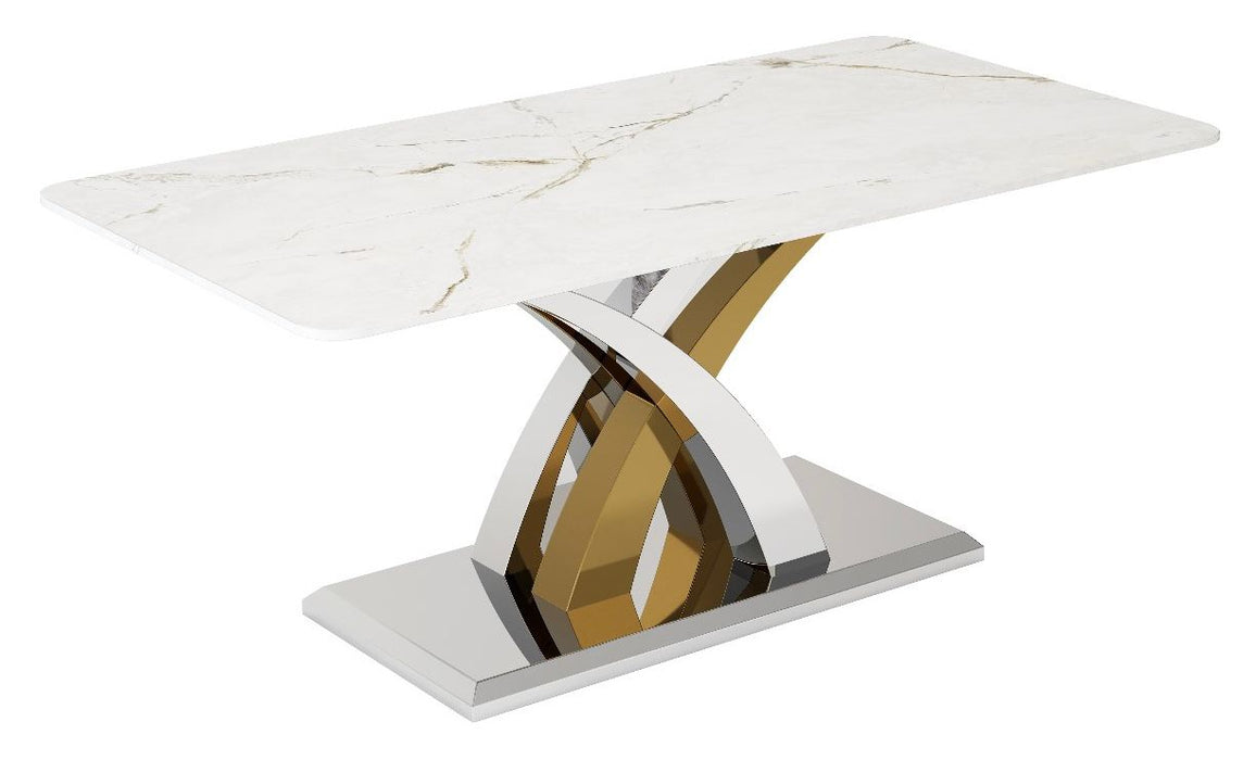 GS-Lucy 1.5m marble Dining Table