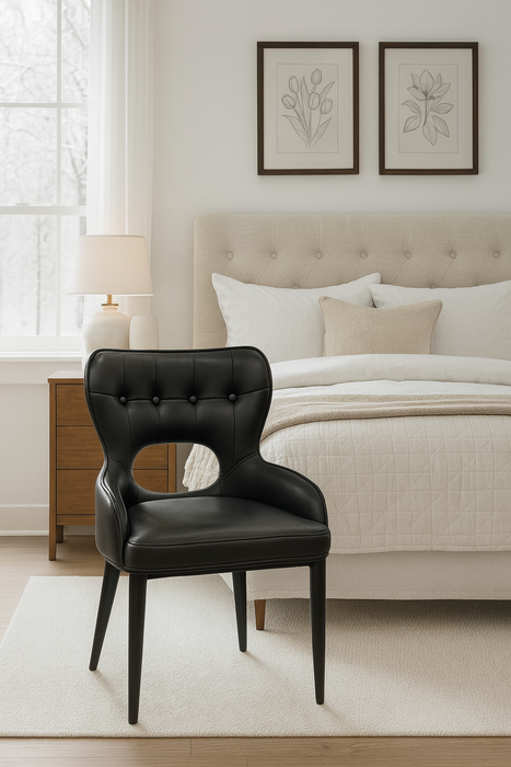 Marbella Chair - PU Black