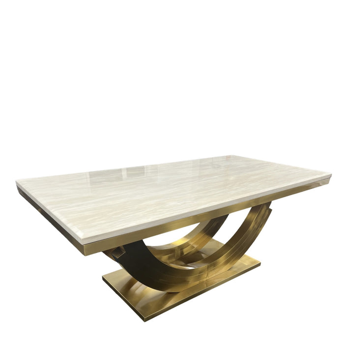 G- Chanel Marble dining Table 200cm (Monaco)