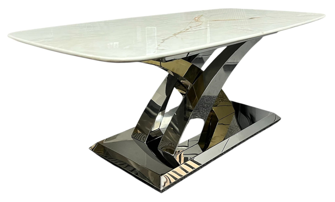 GS-Lucy 1.5m marble Dining Table
