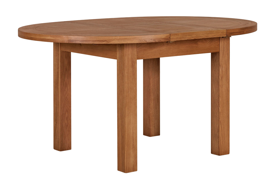 Torino 1.1m Round Extending Dining Table