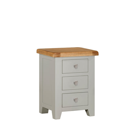 Lucca Oak Bedside 3 Drawer