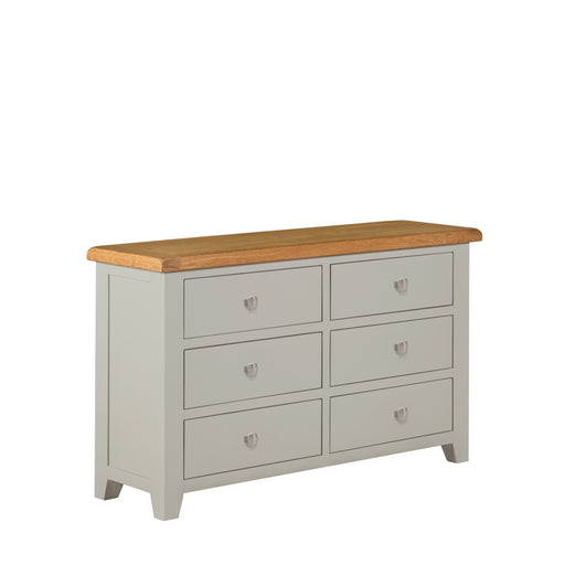 Lucca Oak 6 Drawer Chest