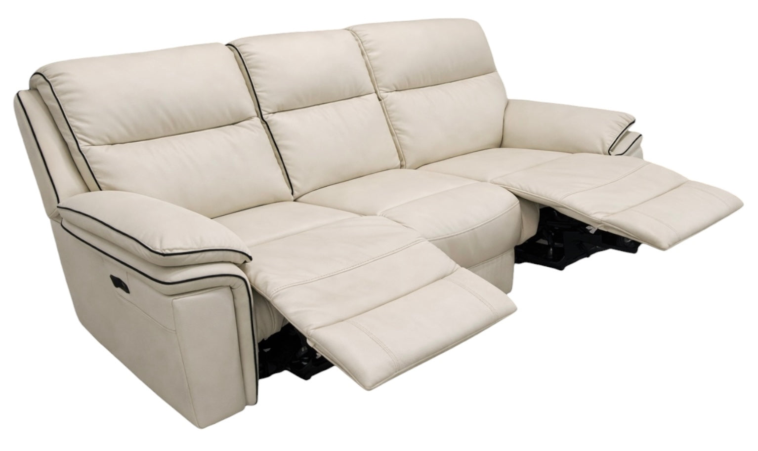 Montana Ivory 3 Seater Recliner Sofa