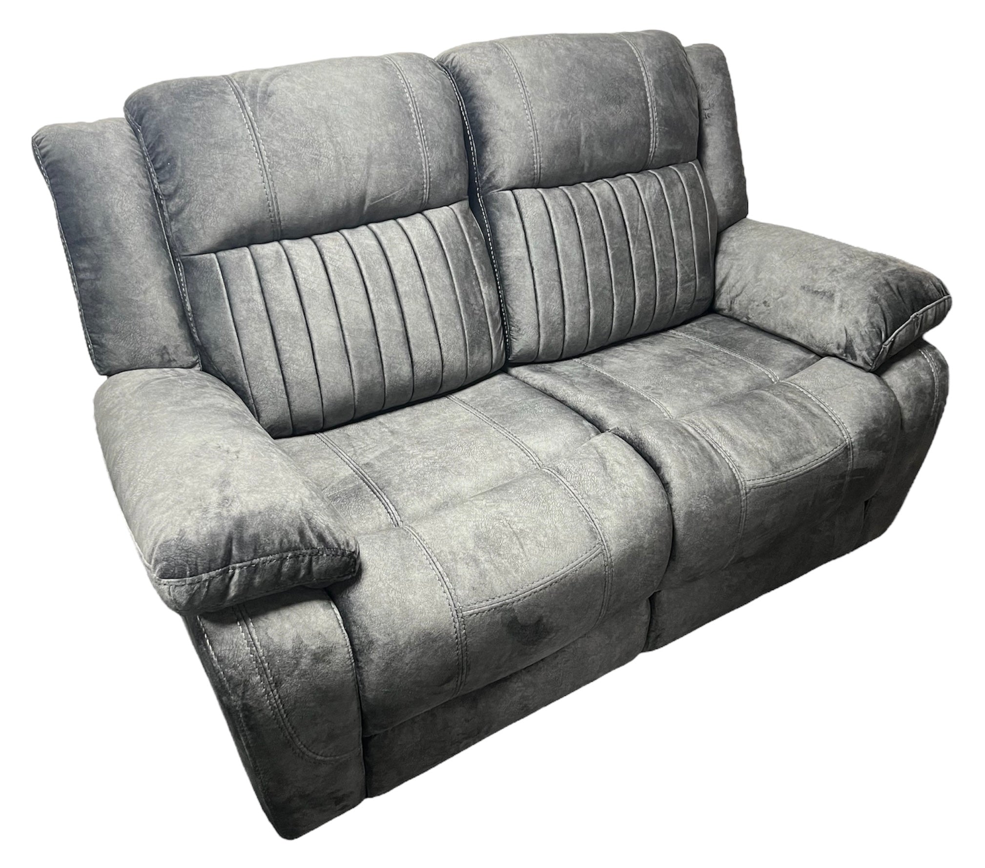 Rose Charcoal 2 Seater Recliner Sofa