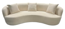 Siena Sofa 3 Seater (Ivory)