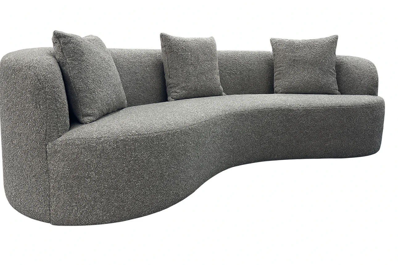 Siena Sofa 3 Seater (Grey)