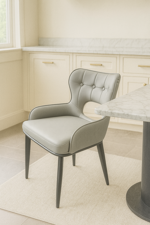 Marbella Chair - PU Grey