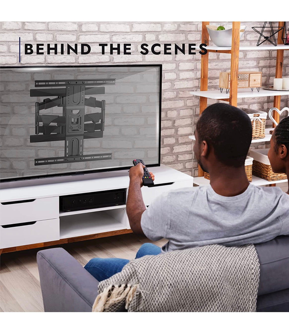 Invision EV600 Swivel TV Wall Bracket - 37-65" TVs