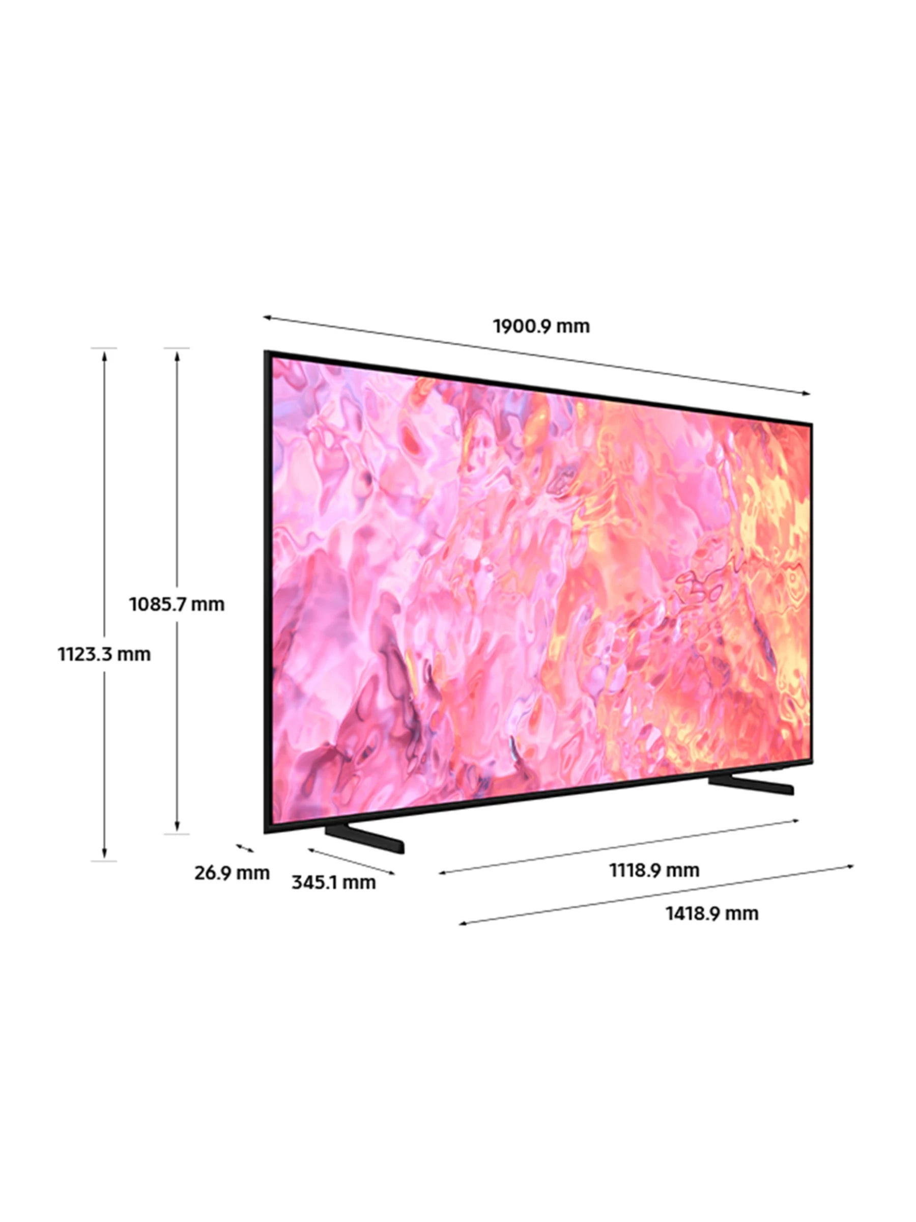 SAMSUNG Q60C 85 inch Smart 4K Ultra HD HDR QLED TV
