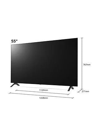 LG OLED55A16LA (2021) OLED HDR 4K Ultra HD Smart TV, 55 inch with Freeview Play/Freesat HD & Dolby Atmos