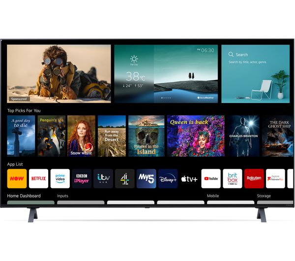 55" LG 55NANO756PA 4K HDR Nano Cell Smart LED TV