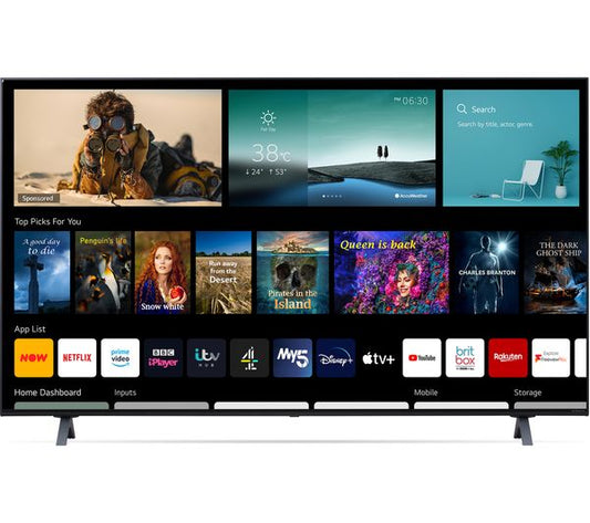 55" LG 55NANO756PA 4K HDR Nano Cell Smart LED TV