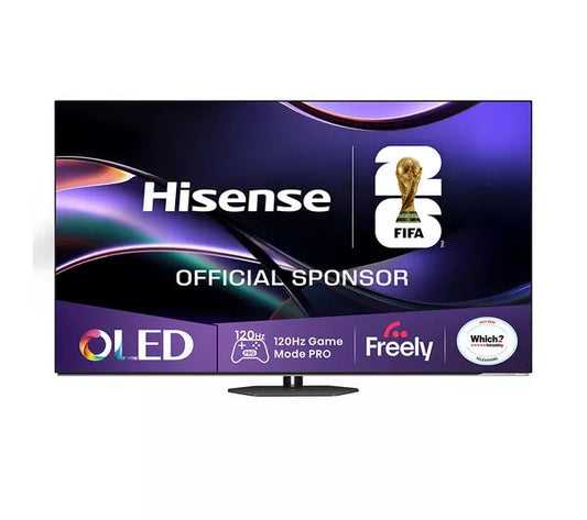 55" Hisense 55A85QTUK Premium 4K HDR Smart OLED TV