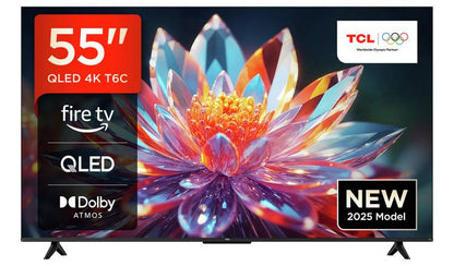 55" TCL 55T6C 4K HDR Smart QLED TV