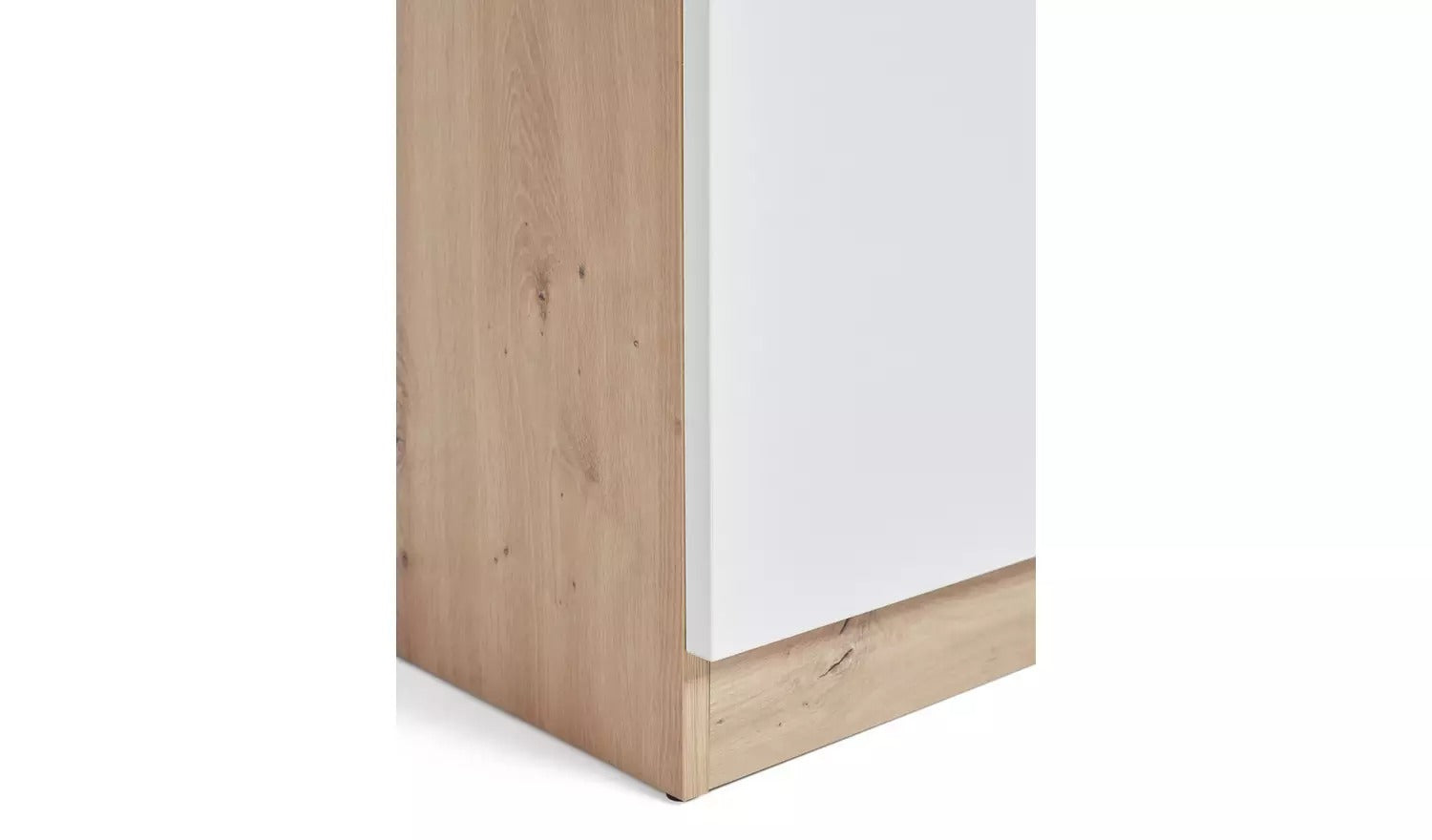 Habitat Munich 5 Door Wardrobe - White & Oak Effect