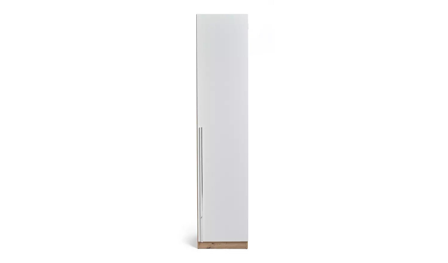 Habitat Munich 1 Door Wardrobe - White & Oak Effect