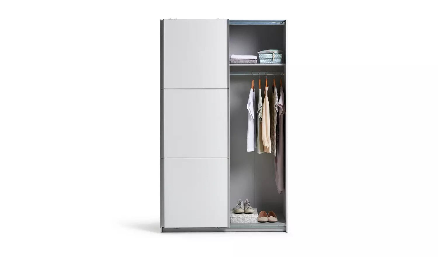 Habitat Holsted White Small Wardrobe