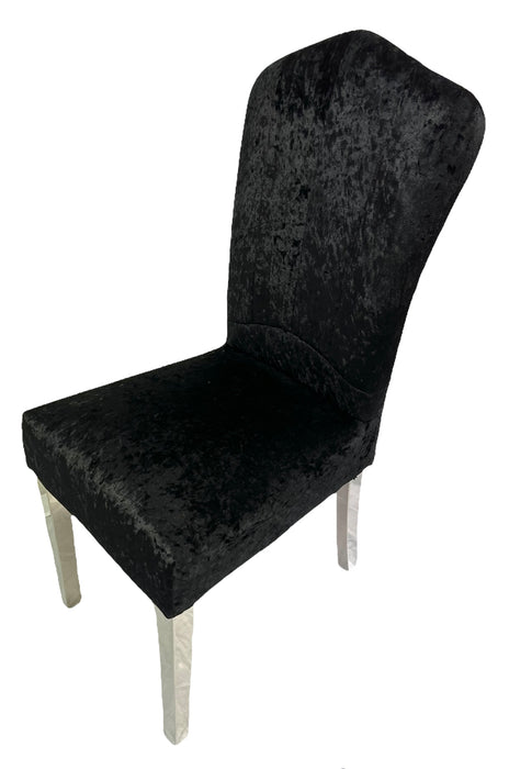 Alice Black Chair (Chrome Legs)