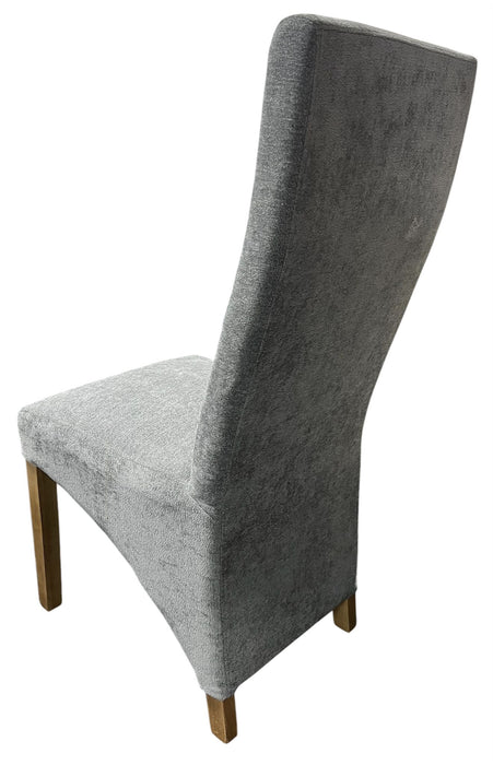 Berry Grey Fabric Chair