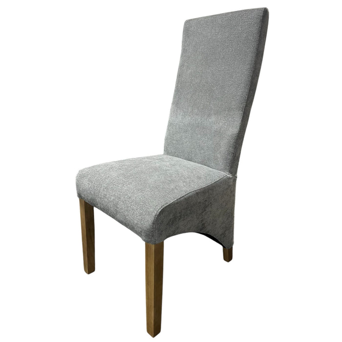 Berry Grey Fabric Chair