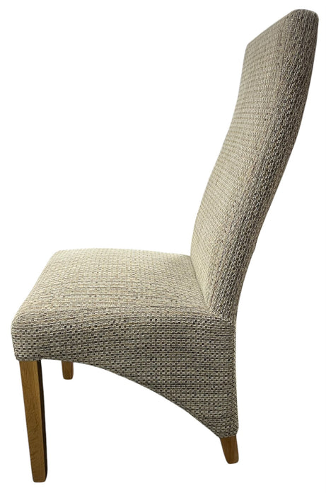 Berry Mixed Brown Fabric Chair