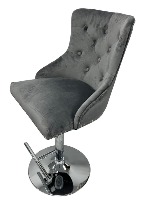 Chelsea 01 Dark Grey Bar Stool