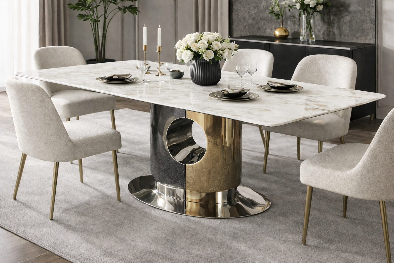 GS-Madrid 1.8/2m Dining Table