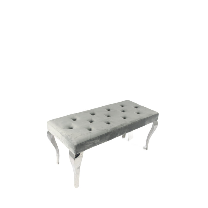 Lewis Dark Grey Bench 110/130/160cm