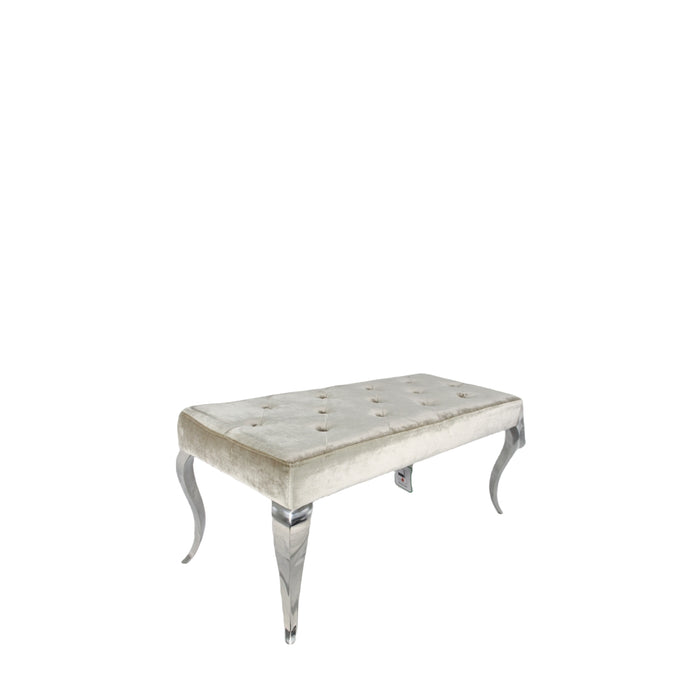 Lewis Shiny Mink Bench 110/130cm