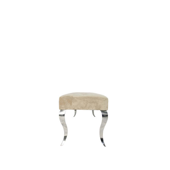 Lewis Plush Mink Bench 110/130cm