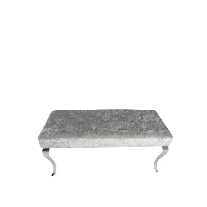 Lewis Silver Grey Bench 110/130/160cm