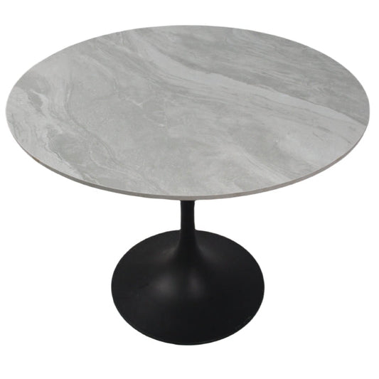 Bentley 0.9m Round Table (Black KD) detail