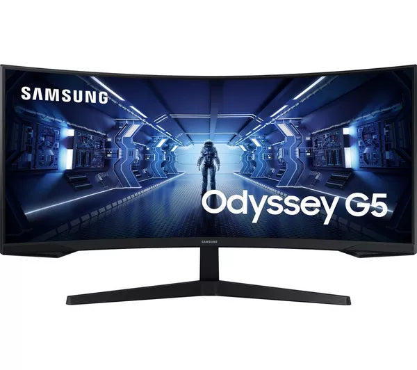 34" Samsung Odyssey LC34G55TWWPXXU Curved Gaming Monitor TV