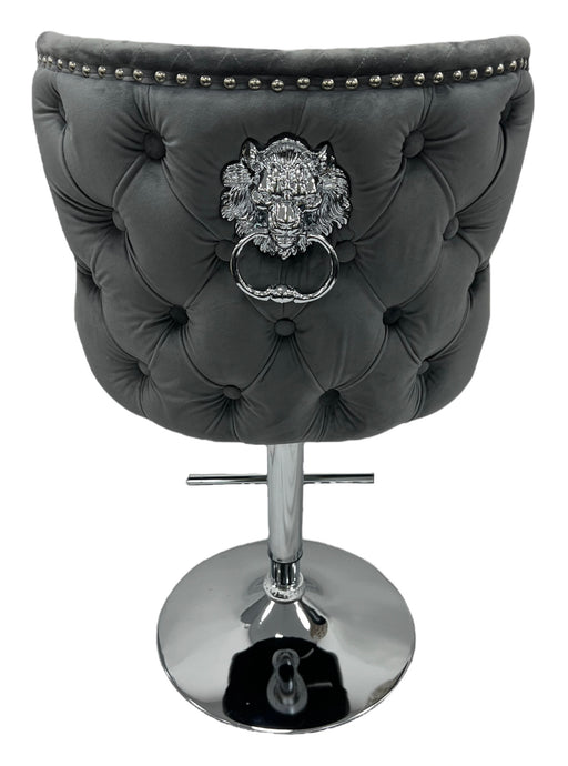 Lewis 01 Dark Grey Bar Stool