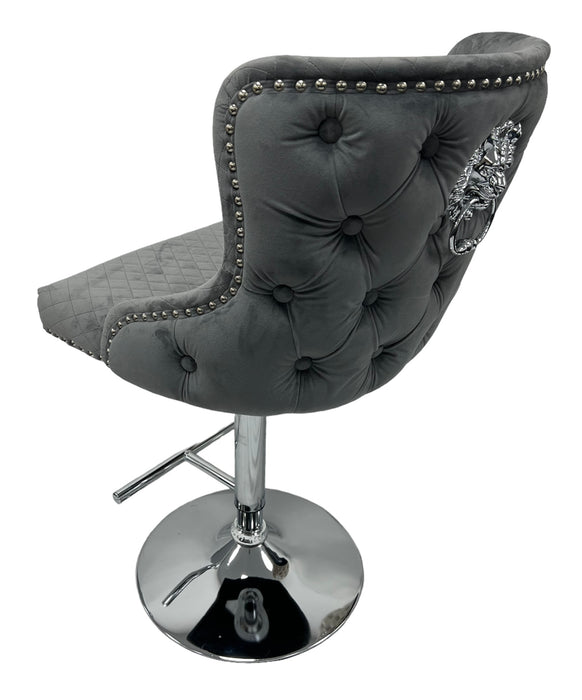 Lewis 01 Dark Grey Bar Stool