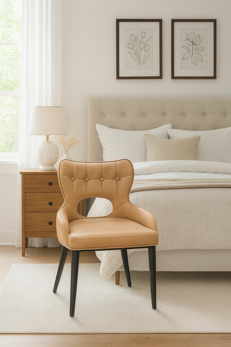 Marbella Chair - PU Camel