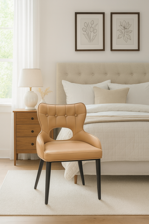 Marbella Chair - PU Camel