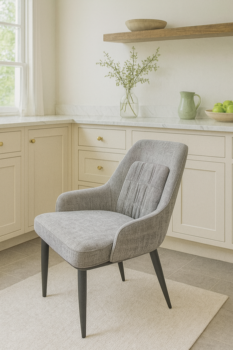 Palma Chair - Mix Grey Fabric