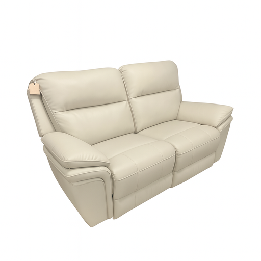 Montana 2 Seater manual  Recliner sofa (Ivory)