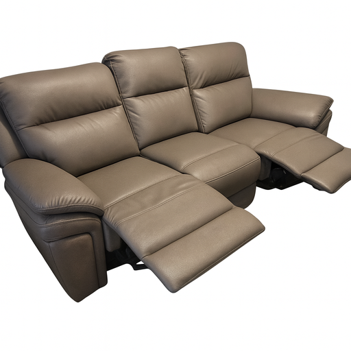 Montana Brown 3 Seater Recliner Sofa